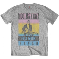Tom Petty -  UNISEX TEE: FULL MOON FEVER (SOFT HAND INKS) (S)