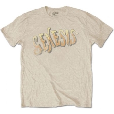 Genesis/ T-shirt -  Vintage Logo - Golden (Men Light) (L)