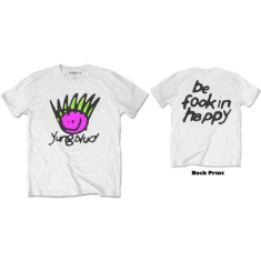 Yungblud -  Unisex Tee White -  Face (Back Print)