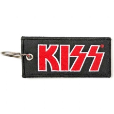 Kiss - KISS Keychain: Red Logo (Double Sided Pa