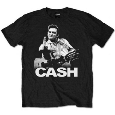 Johnny Cash -  Johnny Cash Unisex Tee: Finger