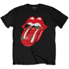Rolling Stones - Unisex T-Shirt: Christmas Tongue