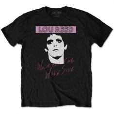 Lou Reed/ Lou Reed Unisex T-Shirt: Walk On The Wild Side (S)