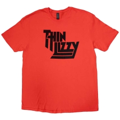 Thin Lizzy/ Thin Lizzy Unisex T-Shirt: Logo Red (S)