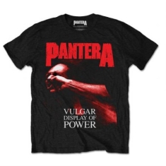 Pantera -  Unisex T-Shirt: Red Vulgar (M)