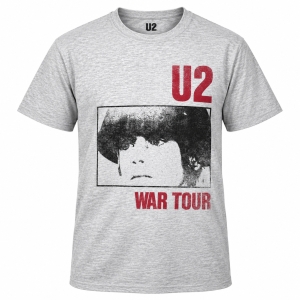 U2 - War Tour Uni Grey T-Shirt