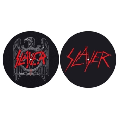 Slayer - Eagle/Scratched Logo Slipmat Pair