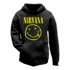 Nirvana - Yellow Happy Face Uni Pullover Hoodie