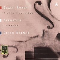 Glass/rorem - Violinkonserter i gruppen CD / Klassisk hos Bengans Skivbutik AB (517286)