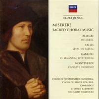 Various Artists - Miserere - Religiös Koralmusik i gruppen CD / Klassisk hos Bengans Skivbutik AB (523328)