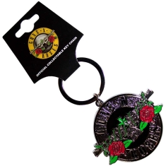 Guns N Roses - Silver Circle Logo Keychain