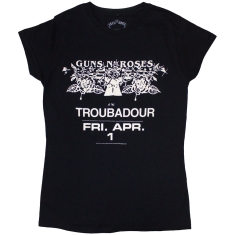 Guns N Roses - Troubadour Flyer Lady Bl    S