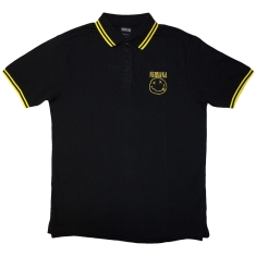 Nirvana - Yellow Smiley Uni Bl Piké: 