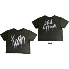 Korn - Still A Freak Lady Green Crop Top:   (L)