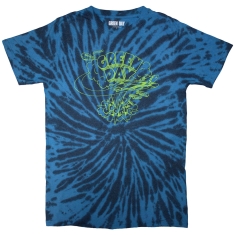 Green Day - Dookie Line Art Uni Blue Dip-Dye 
