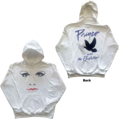 Prince - Faces & Doves Uni Wht Hoodie