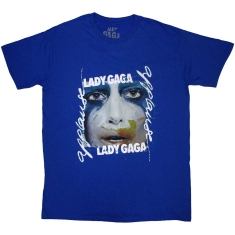 Lady Gaga - Artpop Facepaint Uni Blue T-Shirt  (M)