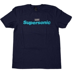 Oasis - Supersonic Title Colour Navy T-Shirt  (XL)