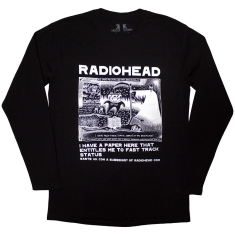 Radiohead - Ice Caps Uni Bl Longsleeve