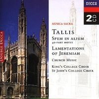 Tallis - Musica Sacra - Motetter i gruppen Annet /  hos Bengans Skivbutik AB (560482)