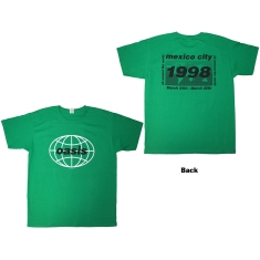 Oasis - 1998 World Tour - Mexico City Uni Green T-Shirt