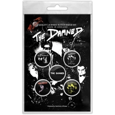 Damned - Young, Hot, Loud And Stiff Button Badge Pack