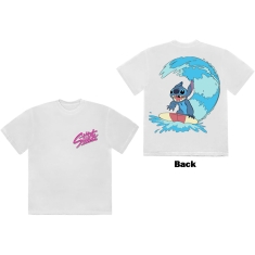 Disney - Stitch Surf F&B Uni Wht T-Shirt