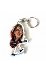 Ac/Dc - Nyckelring Angus Young