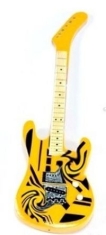 Van Halen Eddie - Kylskåpsmagnet Fender Strata (Trä)