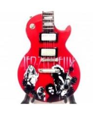 Led Zeppelin - Minigitarr Tribute (Höjd Ca 25Cm)