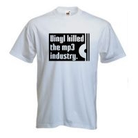 Vinyl Killed The Mp3 Industry - T-Shirt (X-Large)