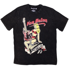 Van Halen - Running With The Devil Stone Wash Uni Bl T-Shirt