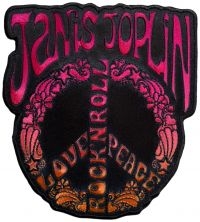 Joplin Janis - Patch Peace Sign (10 X 9,1 Cm)