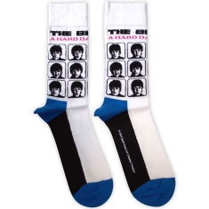 Beatles  - A Hard Day's Night Album Uni Wht Socks (Eu 36-40)
