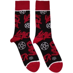 Slayer - Logos And Pentegrams Uni Bl Socks (Eu 36-40)