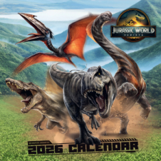 Jurassic World Rebirth Movie  - 2026 Square Calendar