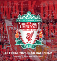 Liverpool Fc - 2026 Desk Easel Calendar