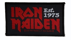 Iron Maiden - Patch Est. 1975 (5,8 X 10,1 Cm)
