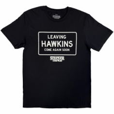 Stranger Things - Leaving Hawkins Uni Bl T-Shirt  (M)