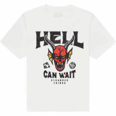 Stranger Things - Hell Can Wait Uni Wht T-Shirt