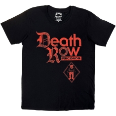 Death Row - Red Logo Uni Bl T-Shirt
