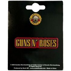 Guns N Roses - Text Logo Pin Badge