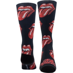 Rolling Stones - Allover Tongues Sublimation Uni Bl Socks