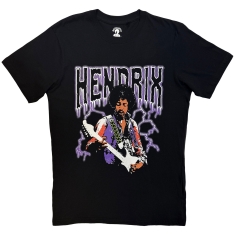 Jimi Hendrix - Lightning Uni Bl T-Shirt