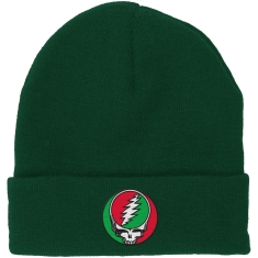 Grateful Dead - Steal Your Face Red/Green Green Beanie Hat