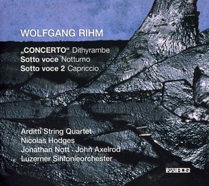 Wolfgang Rihm - Rihm: Sotto Voce