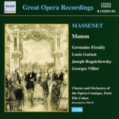 Massenet Jules - Manon