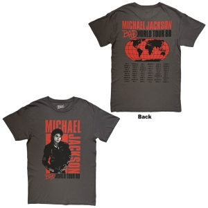 Michael Jackson - Bad World Tour 88 Uni Char T-Shirt