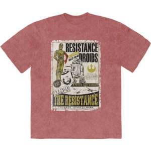 Star Wars - Resistance Droids Stone Wash Uni Kashmir Red T-Shirt