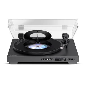 Turntable/Cd - Vinyl- Och Cd-Spelare Analog Plus 2-In-1 Svart